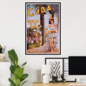 Vintages Kuba - Poster (Heimbüro)