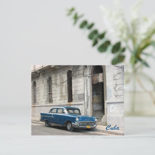 Vintages Kuba Postkarte (Stehend Vorderseite)