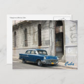 Vintages Kuba Postkarte (Vorne/Hinten)