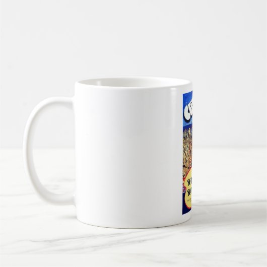 Vintages Kuba so schnell unterwegs Kaffeetasse (Links)