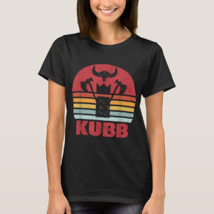 Vintages KUBB Motive Viking Game Viking Schach Ret T-Shirt
