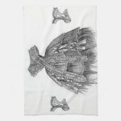 Vintages Küchenhandtuch Geschirrtuch (Vertikal)