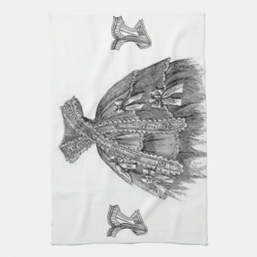 Vintages Küchenhandtuch Geschirrtuch (Vertikal)