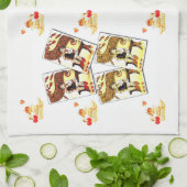 Vintages Küchenhandtuch Küchentuch (Gefaltet)