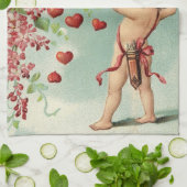 Vintages Küchentuch des Valentines (Gefaltet)