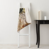 Vintages Kuhdesign Sherpadecke (Beispiel)