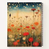 Vintages Kulisse-Notebook Notizblock (Rückseite)