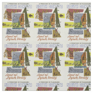 Vintages kundengerechtes Gewebe South Dakota USA Stoff