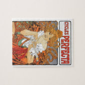 Vintages Kunst Nouveau Mädchen Puzzle (Horizontal)