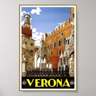 Vintages Kunst-Reise-Klassiker-Plakat Veronas Poster