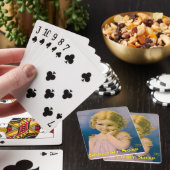 Vintages Kunstbild für Spielkarten (In Situ)