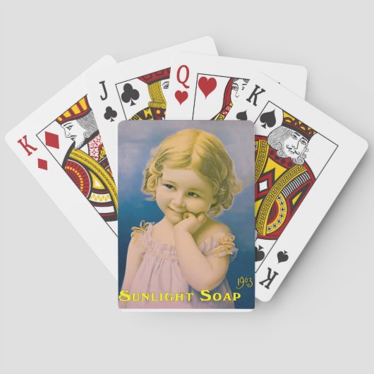 Vintages Kunstbild für Spielkarten (Rückseite)