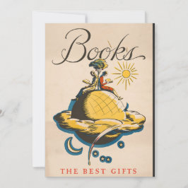 Vintages Kunstbuch Liebhaber Geschenke Faltkarte Einladung