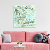 Vintages Kunstdesign auf Stretched Leinwand (Insitu (Wohnzimmer))