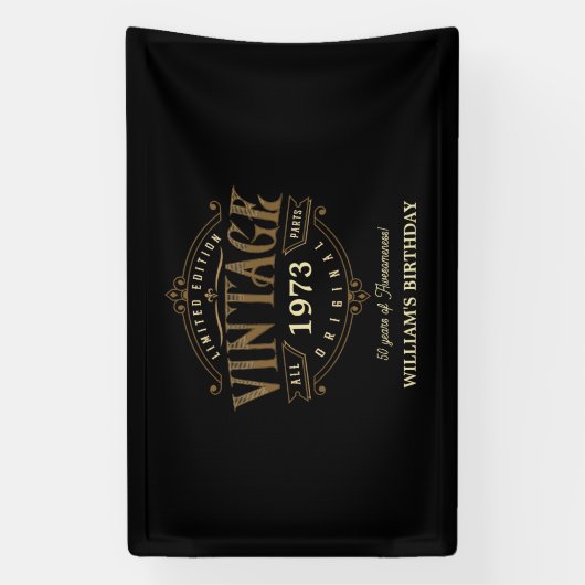 Vintages Kunsthandwerk Banner (Vertikal)