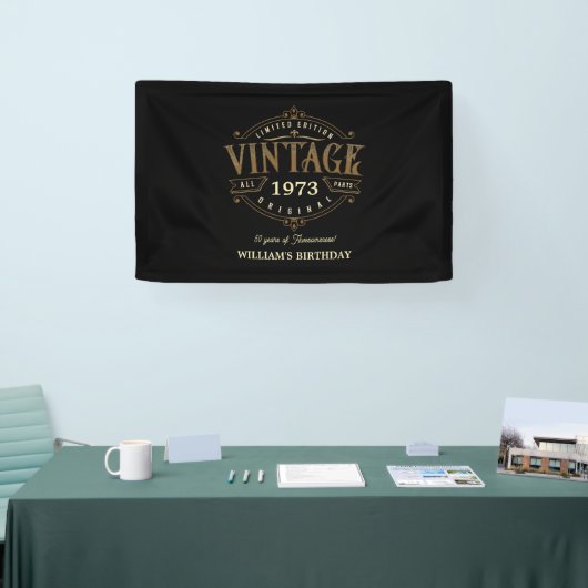 Vintages Kunsthandwerk Banner (Messe)