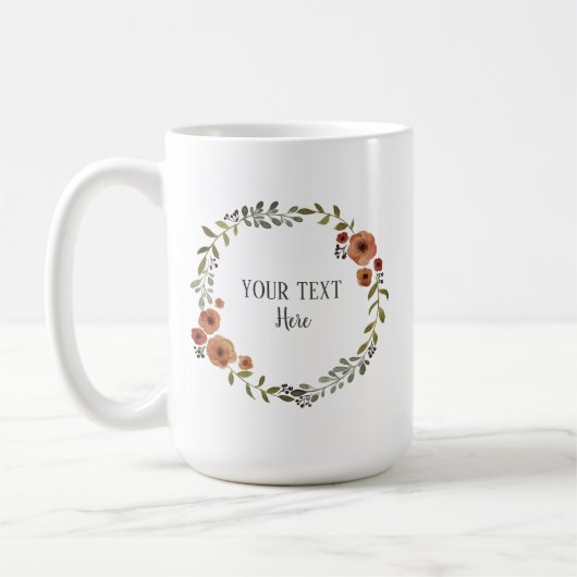 Vintages Kunsthandwerk Keks, hausgemacht Kaffeetasse (Links)