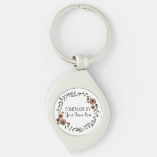 Vintages Kunsthandwerk Keks, hausgemacht Schlüsselanhänger