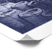 Vintages Kunstposter Poster (Ecke)