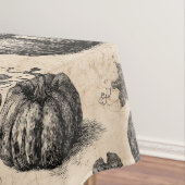 Vintages Kürbis- und Weingravierungsmuster (2) Tischdecke (Beispiel)