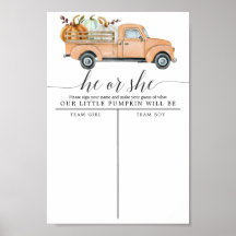 Vintages Kürbisgeschlecht - Wahlzeichen