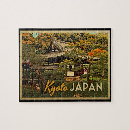 Vintages Kyoto Japan Puzzle (Horizontal)