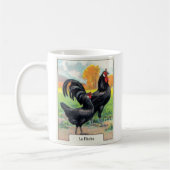 Vintages La Fleche Huhn Kaffeetasse (Links)