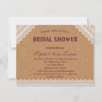 Vintages Lace Wine Cork Wedding Brautparty