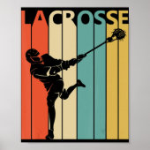 Vintages Lacrosse-Geschenk Poster (Vorne)