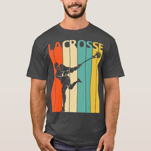 Vintages Lacrosse-Geschenk T-Shirt (Vorderseite)