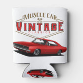 Vintages Ladegerät für Muskelfahrzeuge Dosenkühler (Rückseite)