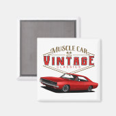 Vintages Ladegerät für Muskelfahrzeuge Magnet (Vorderseite/Rückseite)