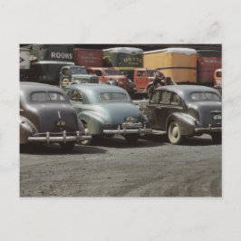 Vintages Ladegerät Postkarte