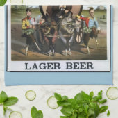 Vintages Lagerbier Bar Handtuch (Gefaltet)