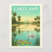 Vintages Lakeland Florida Postkarte (Vorderseite)