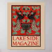 Vintages Lakeside-Magazin Poster (Vorne)