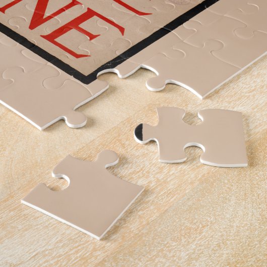 Vintages Lakeside-Magazin Puzzle (Seite)