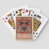Vintages Lakeside-Magazin Spielkarten (Rückseite)