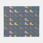 Vintages Lama Blanket Einzigartiges Geschenk für A Fleecedecke (Vorderseite (Horizontal))