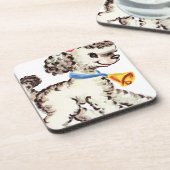 Vintages Lamm Untersetzer (Linke Seite)