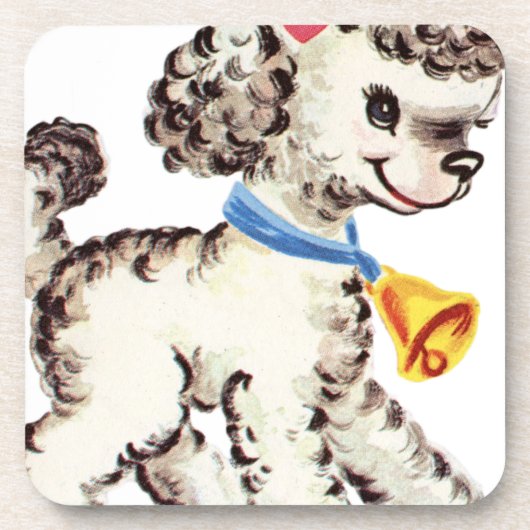 Vintages Lamm Untersetzer (Vorderseite)