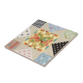 Vintages Land-Art-Abends-Stern-Steppdecken-Muster Fliese (Seite)