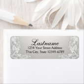 Vintages Land Blumenspitze Silber (Insitu)