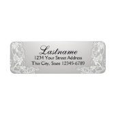 Vintages Land Blumenspitze Silber (Vorne)