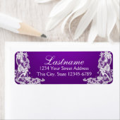 Vintages Land Blumenstrauß Lila (Insitu)