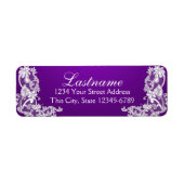 Vintages Land Blumenstrauß Lila (Vorne)