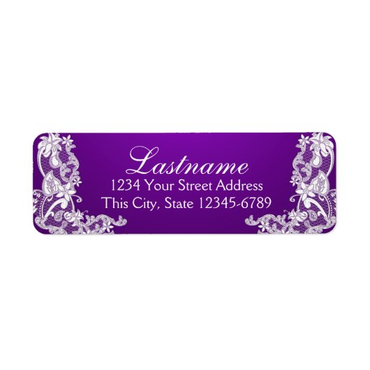 Vintages Land Blumenstrauß Lila (Vorne)