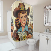 Vintages Land Duschvorhang (Beispiel)