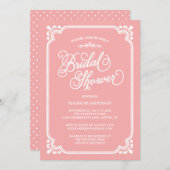 Vintages Land| Einladung zur Brautdusche (Vorne/Hinten)