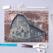 Vintages Land Rustikale Barn Grunge Stil Textur Seidenpapier (Handwerk)